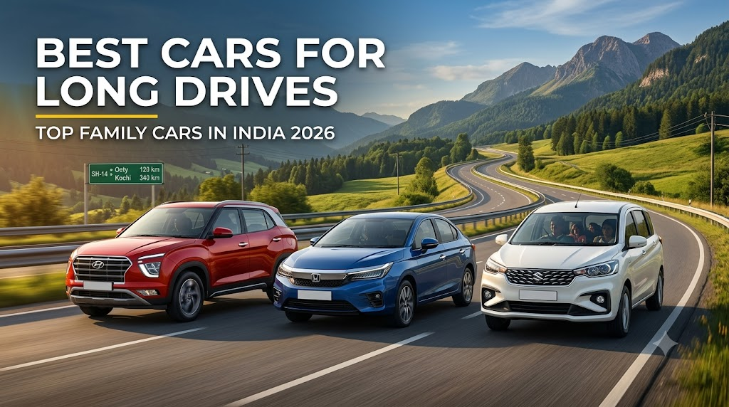 Best Cars in India for Long Drives: Top Choices for Comfort, Mileage and Safety