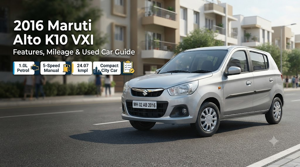 2016 Maruti Alto K10 VXI features mileage and used car guide