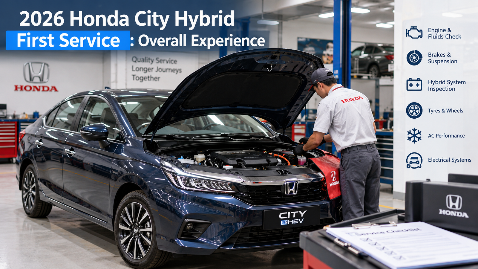 2026 Honda City Hybrid First Service: Overall Experience