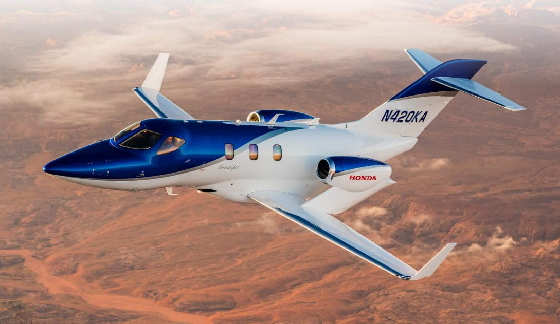 Honda HA-420 Private Jet Scale Model With Over-Wing Engines
