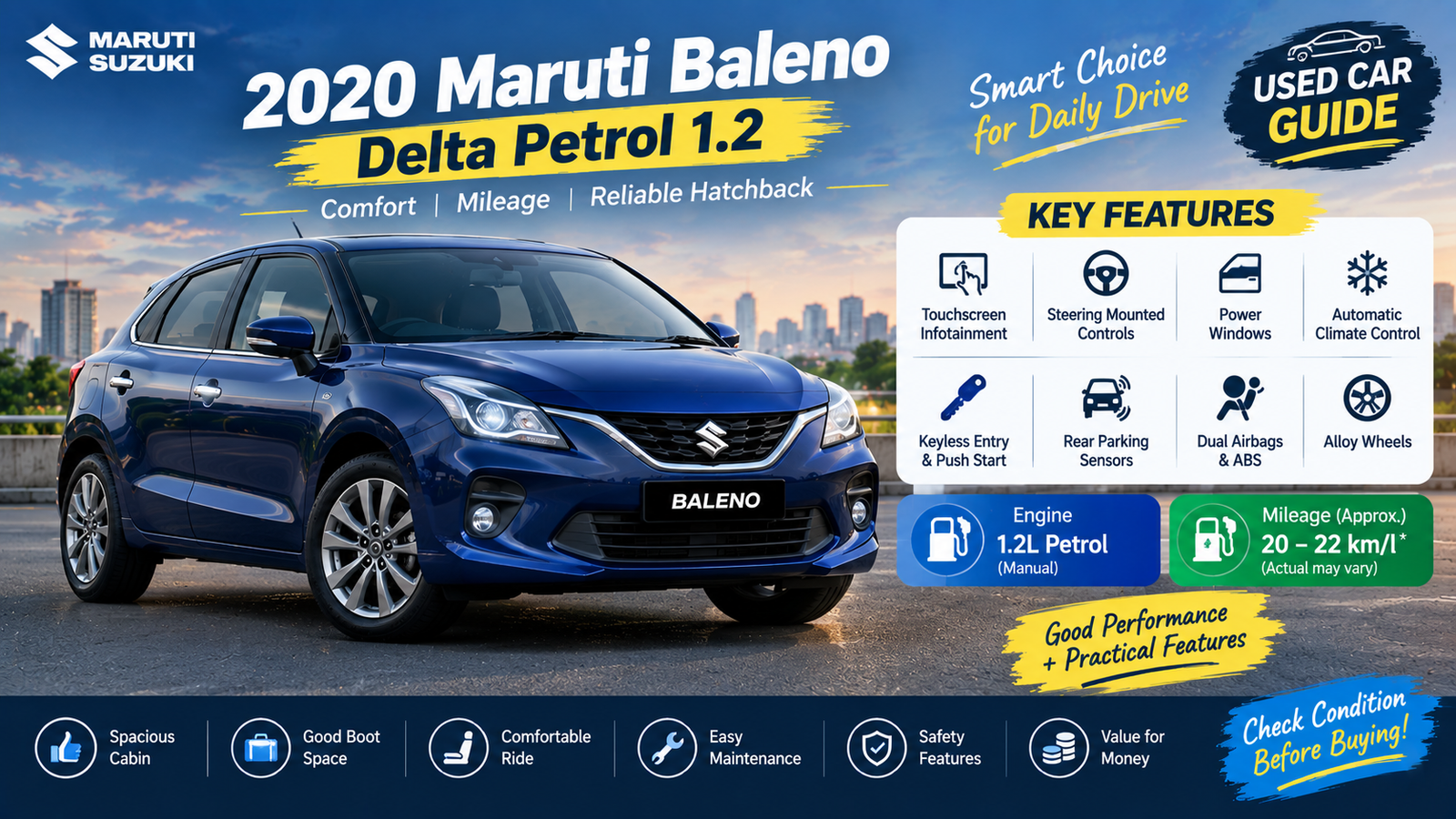 2020 Maruti Baleno Delta Petrol 1.2